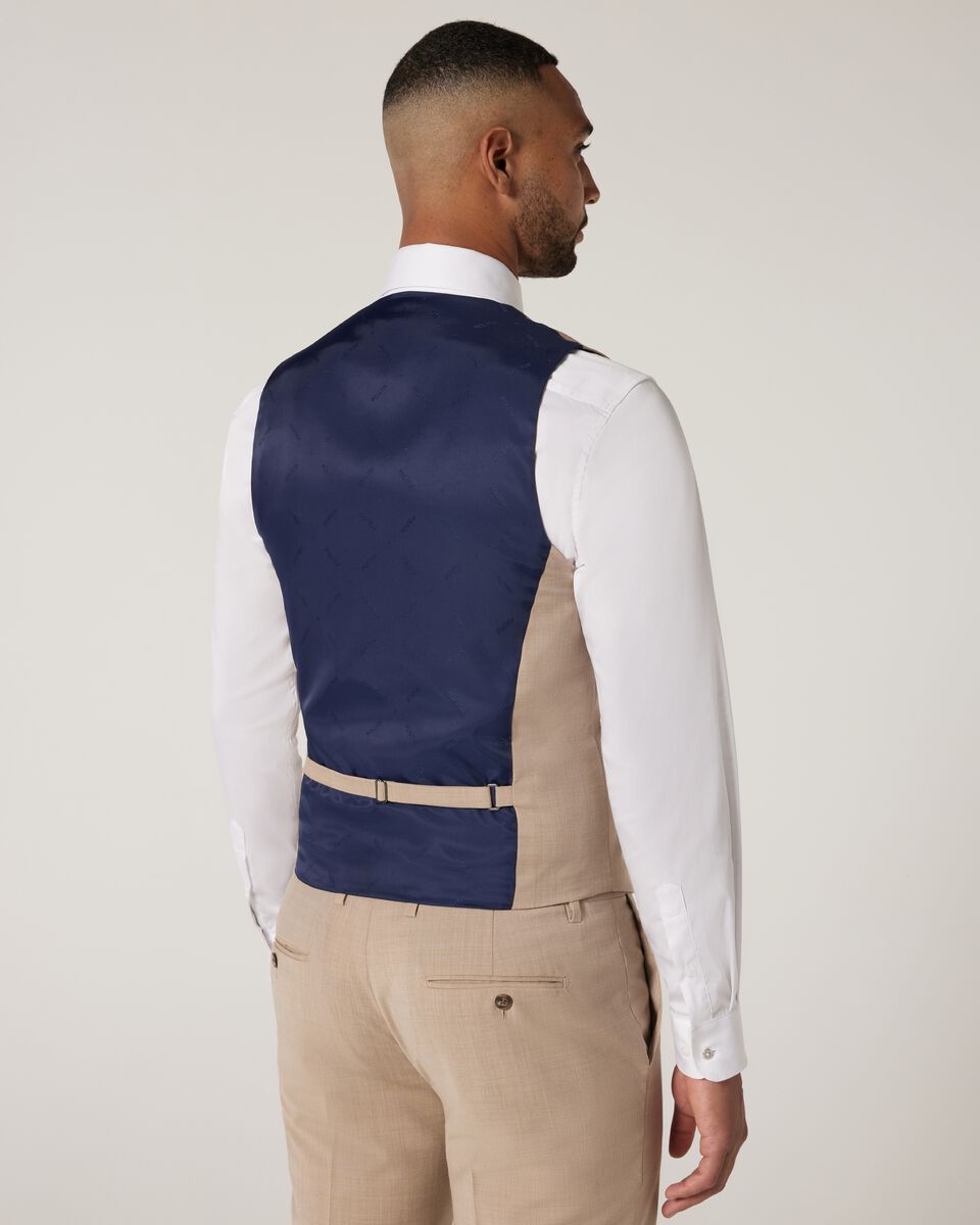 Wool Blend Tailored Vest